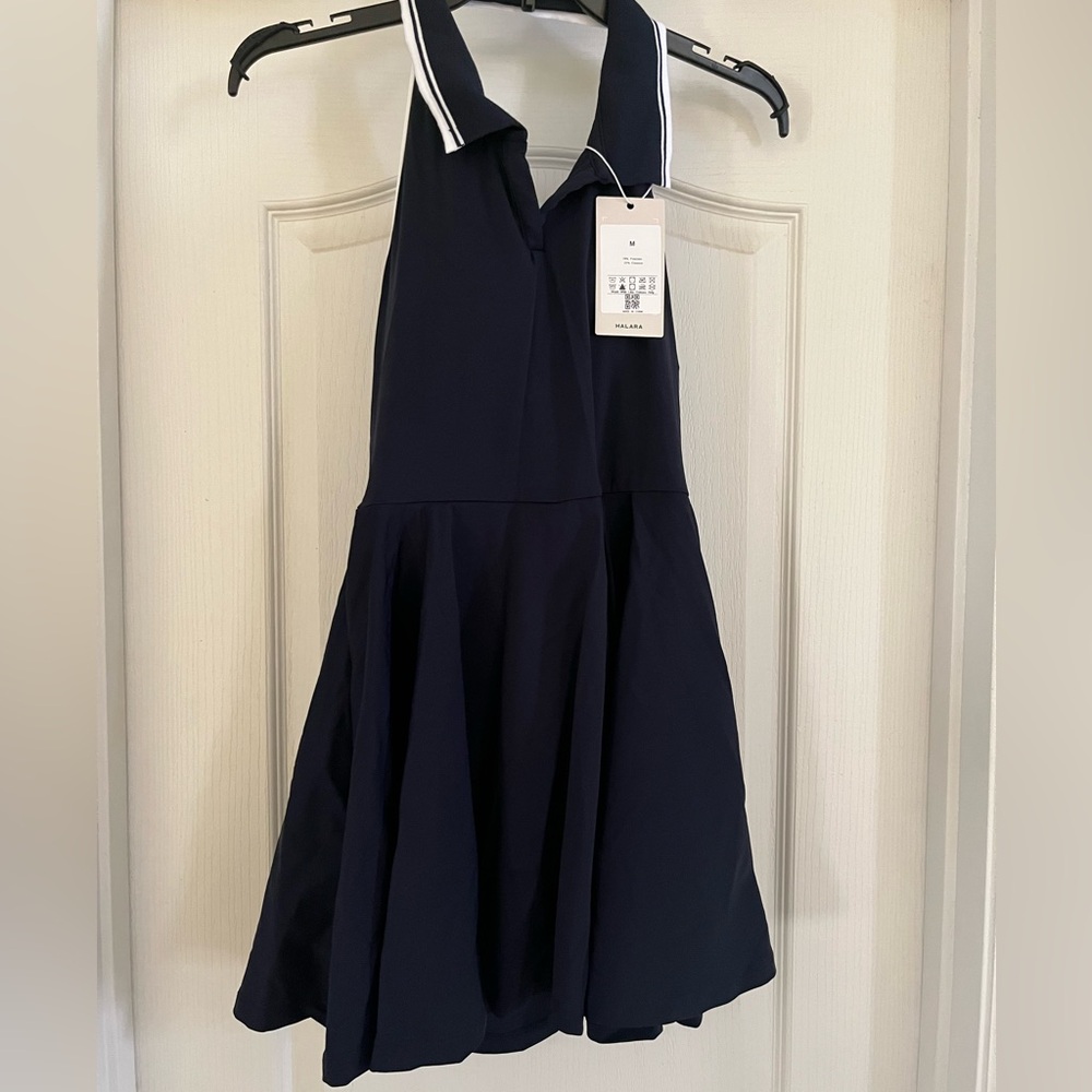 NWT Halara Navy Blue Tennis Dress Size Medium